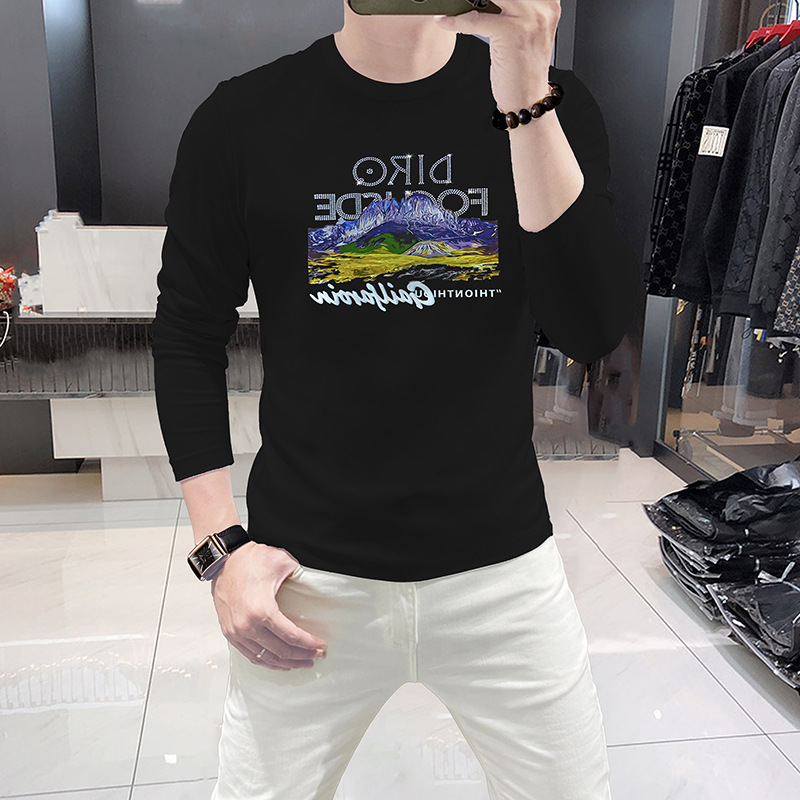 Undershirt Crew Neck - Maglietta a maniche lunghe da uomo