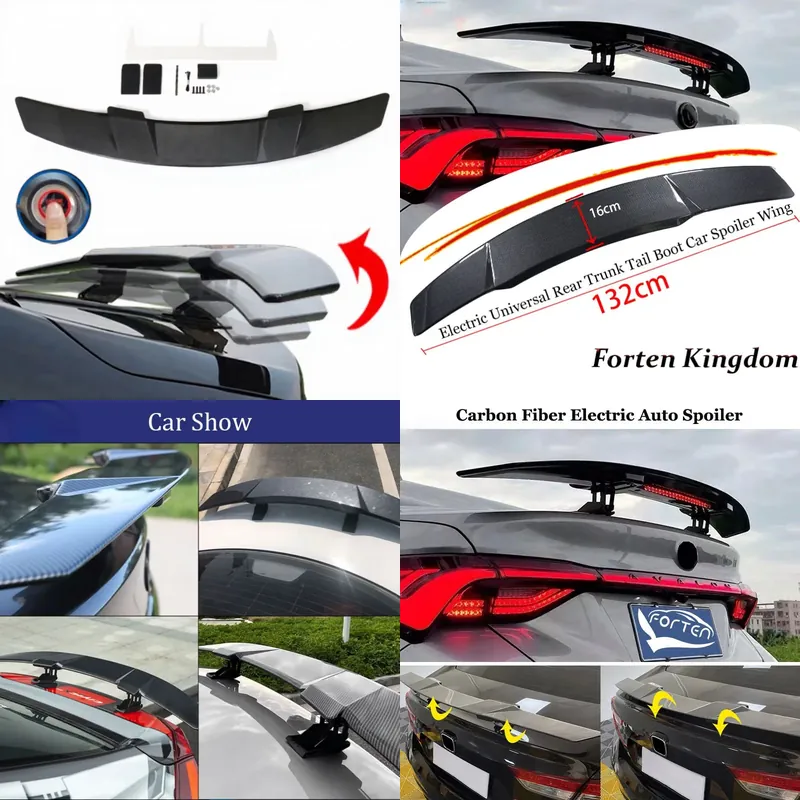 Bamboo Fiber Trunk - Spoiler in fibra di carbonio con