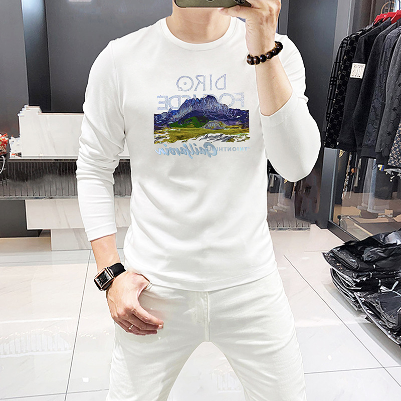 Maglietta a maniche lunghe da  - Undershirt Crew Neck recensione e prezzo