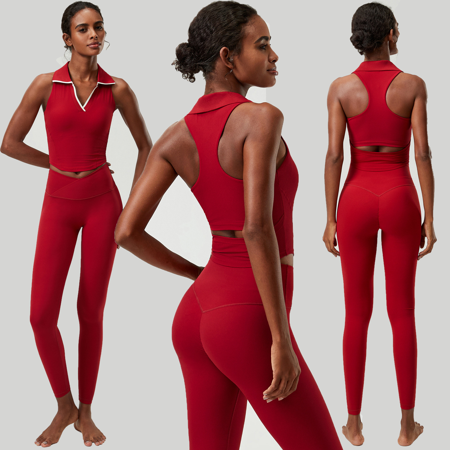 Completo da yoga da donna, 2 p - Tank Top Ribbed recensione e prezzo
