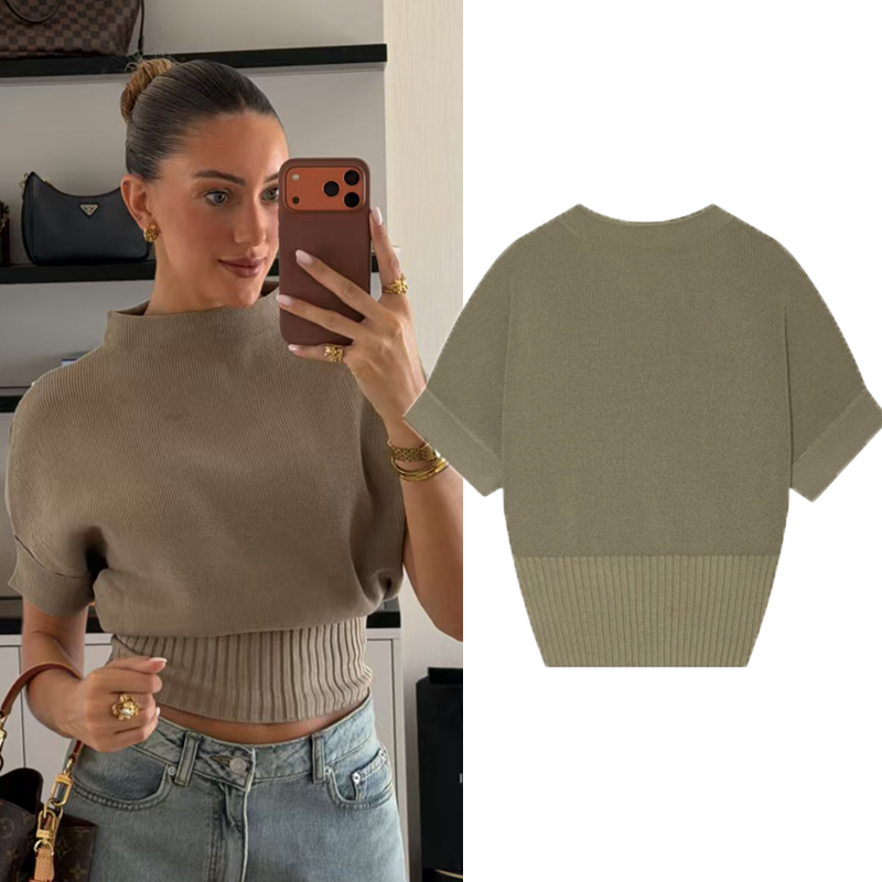 Gilet corto a coste in maglia  - Tank Top Ribbed recensione e prezzo