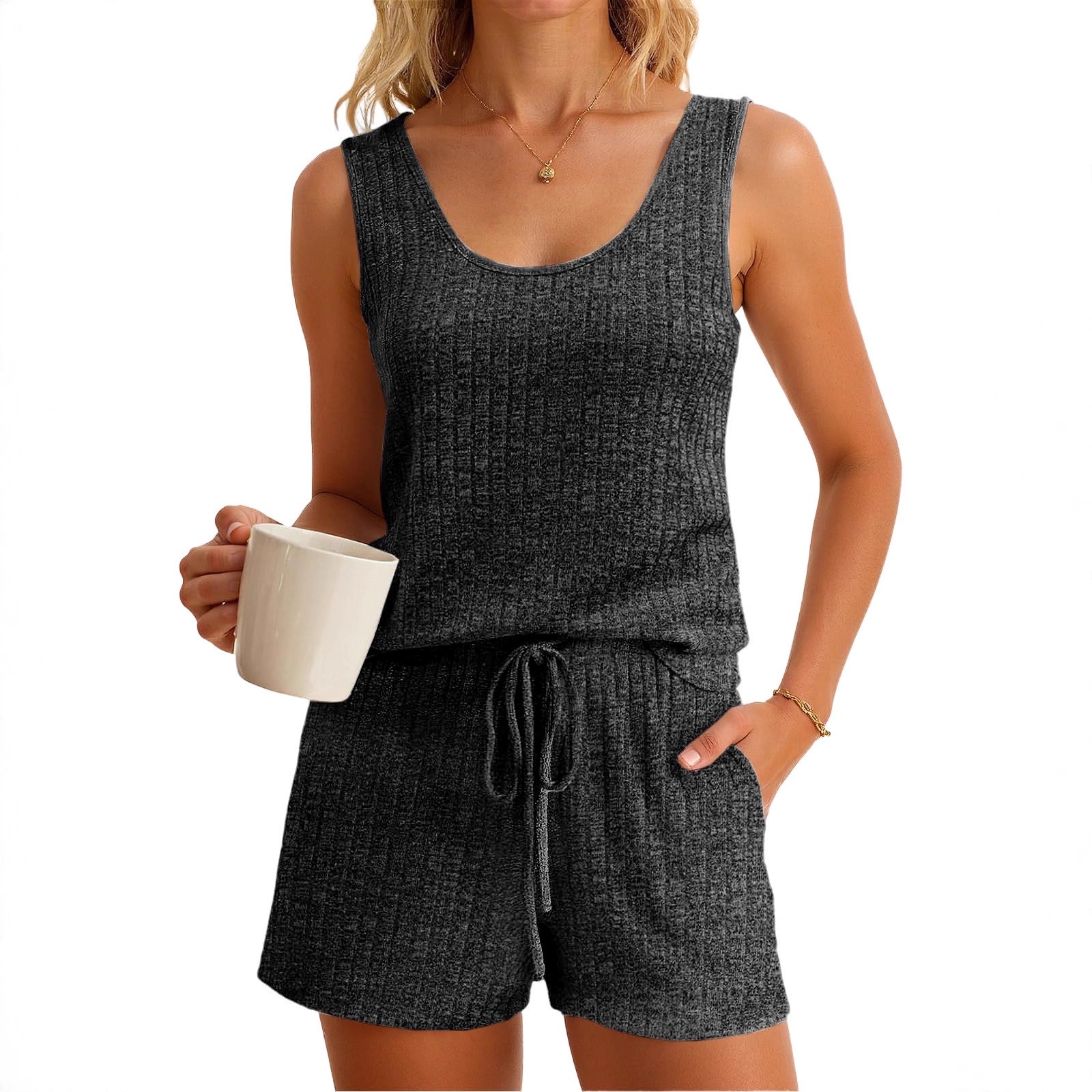 Completo Estivo da Donna: Top  - Tank Top Ribbed recensione e prezzo